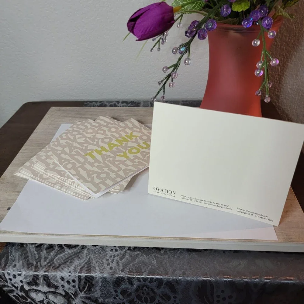 200pcs Thank You For Supporting My Business Cards in Classy and Elegant Design … - Picture 4 of 4
